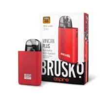 Перезаправляемая Под-Система Бруско Миникан Плюс (Brusko Minican Plus) 850 mah, Красный