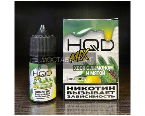 Купить Жидкость HQD MIX IT Хвоя с Лимоном и Мятой по оптовой цене