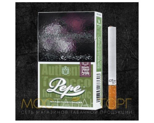 Купить Сигареты Пепе Рич Грин (Pepe Rich Green) по оптовой цене